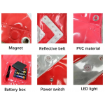 Reflective LED Arrow Board - Reflective Electronic Directional Flashing LED Arrow Board